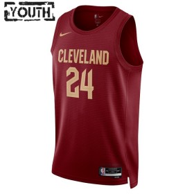 Maillot Enfant Cleveland Cavaliers Lauri Markkanen 24 2022-23 Nike Icon Edition Maroon Swingman